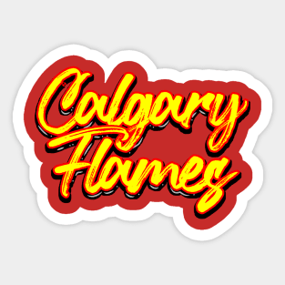 Calgary flames fans Sticker